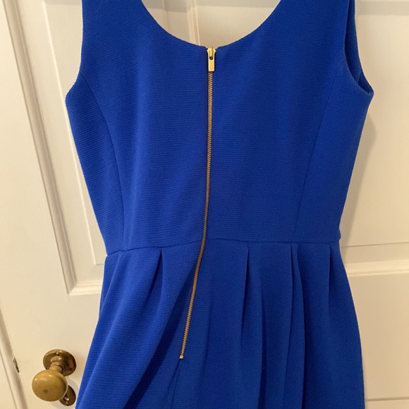 Banana Republic fit and flare cobalt blue skater dress - Picture 3 of 7